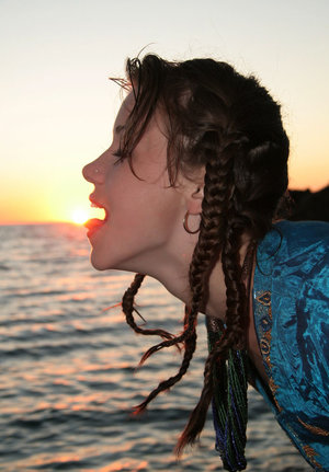 18 year old beauty Iveta B getting face sexyed and swallows cum