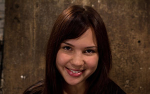 18 year old blond with big tits Aislin wets and fingers her pink slit in a tub