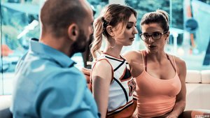 18 year old Bailey Brookes loosing nice natural tits and pink cunt free