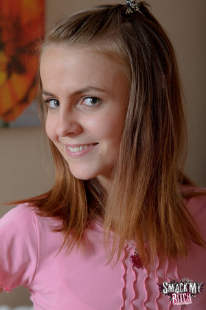 18 tear old schoolgirl Tiff Bannister takes selfies while disrobing in bedroom