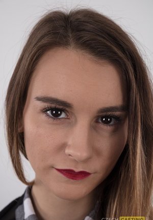 18 year old cutie Jessica Doltin strips naked atop a four wheeler on the patio