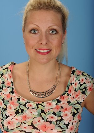 18 year old female Chloe Dash undressing on yoga mat on lawn