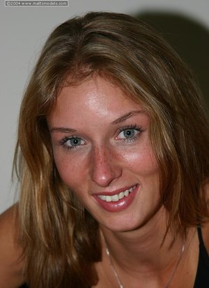 18 year old girl Erin gets deflowered on a bed wearing socks