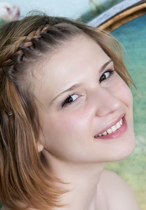 18 year old girl Cipriana A takes a cumshot in mouth after sex in mesh hosiery