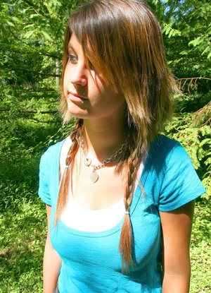 18 year old braces clad cutie Liza Rowe stripping naked if you please