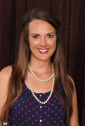 18 year old female Chloe Dash undressing on yoga mat on lawn