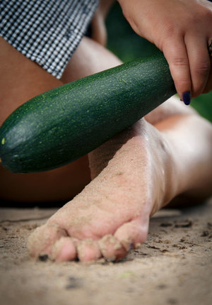 Thin girl with tattoos submits to a business man during rough sex