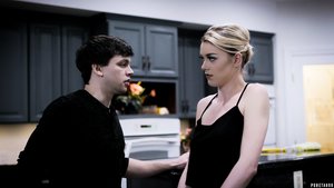 18 year old first timer jerking a big cock for cum on breasts