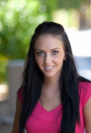 Redhead ebony Tori Taylor is banging in doggy pose and getting cumshot