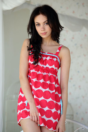 18 year old girl Nicole Ray showing off her tits and twat on golf course