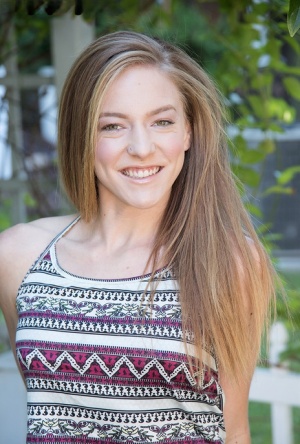 18 year old Alexis Crystal on knees for submissive cock serving action