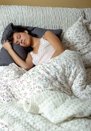 18 year old girl Barbie Bree strips to pink leg warmers in her bedroom