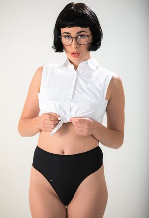 Hot blonde teacher forces a cute brunette schoolgirl into lesbian sex