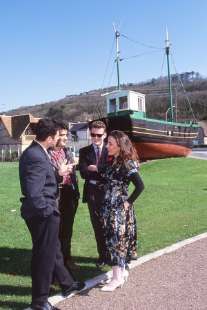 18 year old cutie Jessica Doltin strips naked atop a four wheeler on the patio