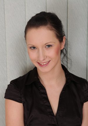 18 year old girl Erin gets deflowered on a bed wearing socks